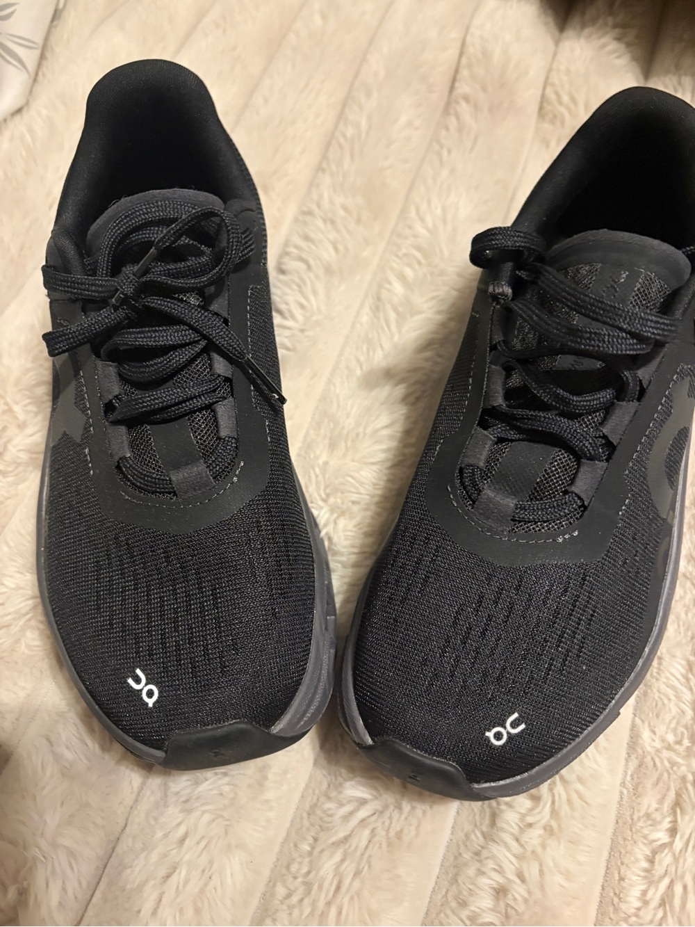 On Running Women's Athletic Running Shoes - Black